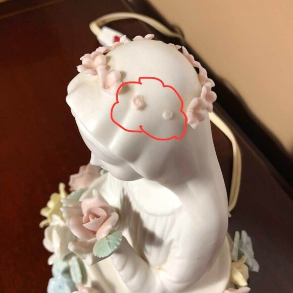 Mother Mary bisque night light - Picture 8 of 10